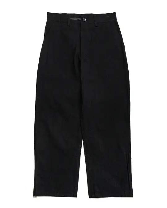 MAN-TLE R0P4 Wide Pants Black Wax