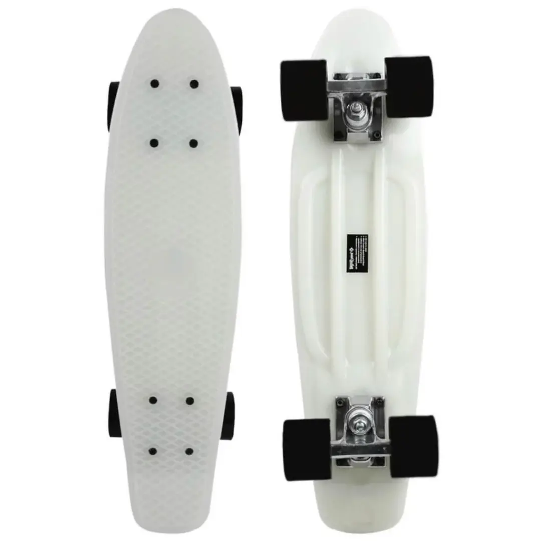 Street Surfing Plastic Cruiser Skateboard - Glow in the Dark