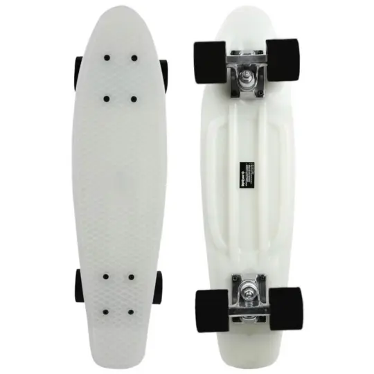 Street Surfing Plastic Cruiser Skateboard - Glow in the Dark