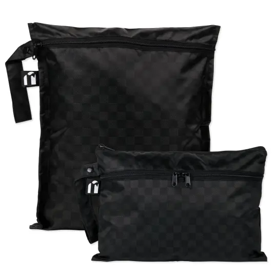 Wet Bag + Wet/Dry Clutch Set: Rich Black