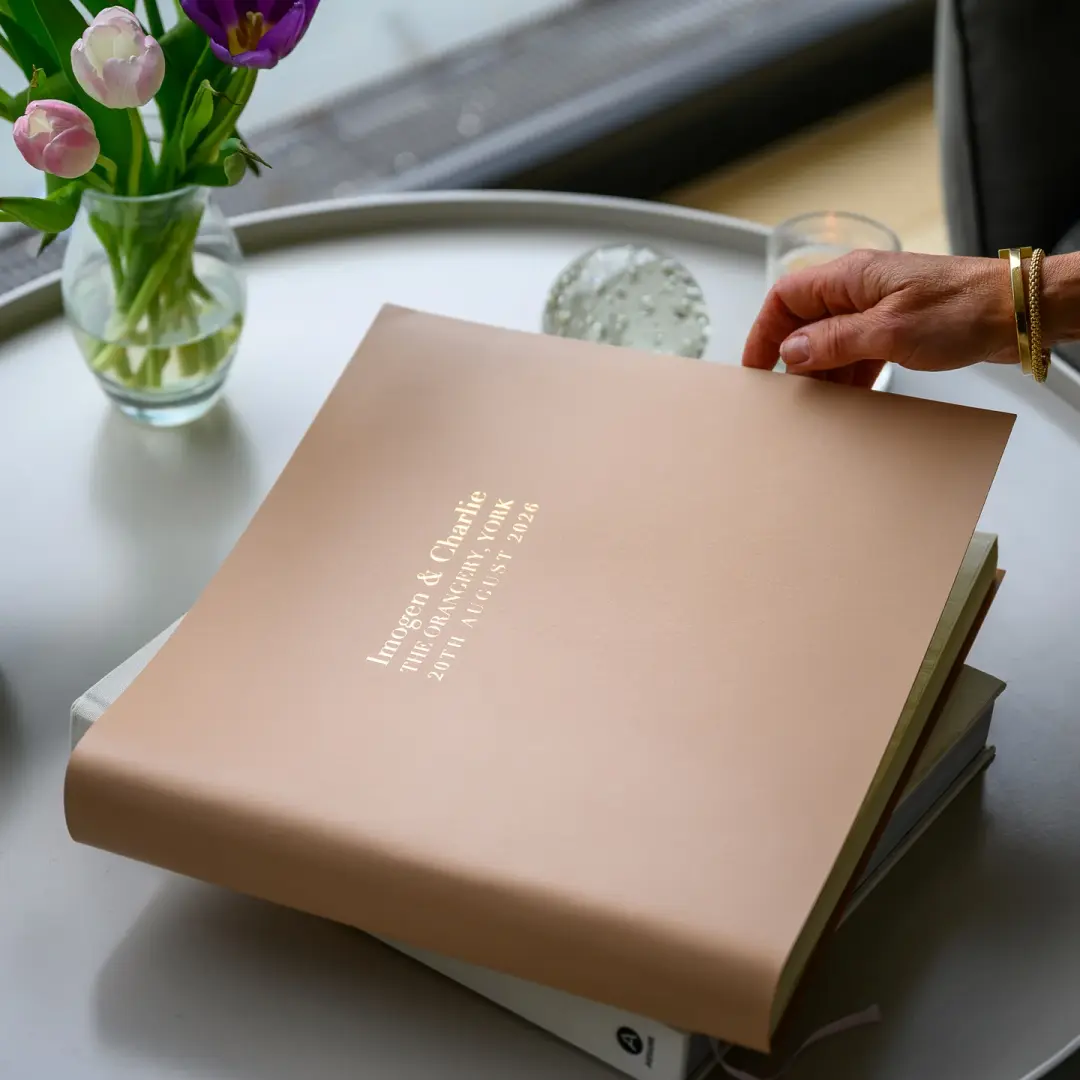 Contemporary Luxury Personalised Leather Album
