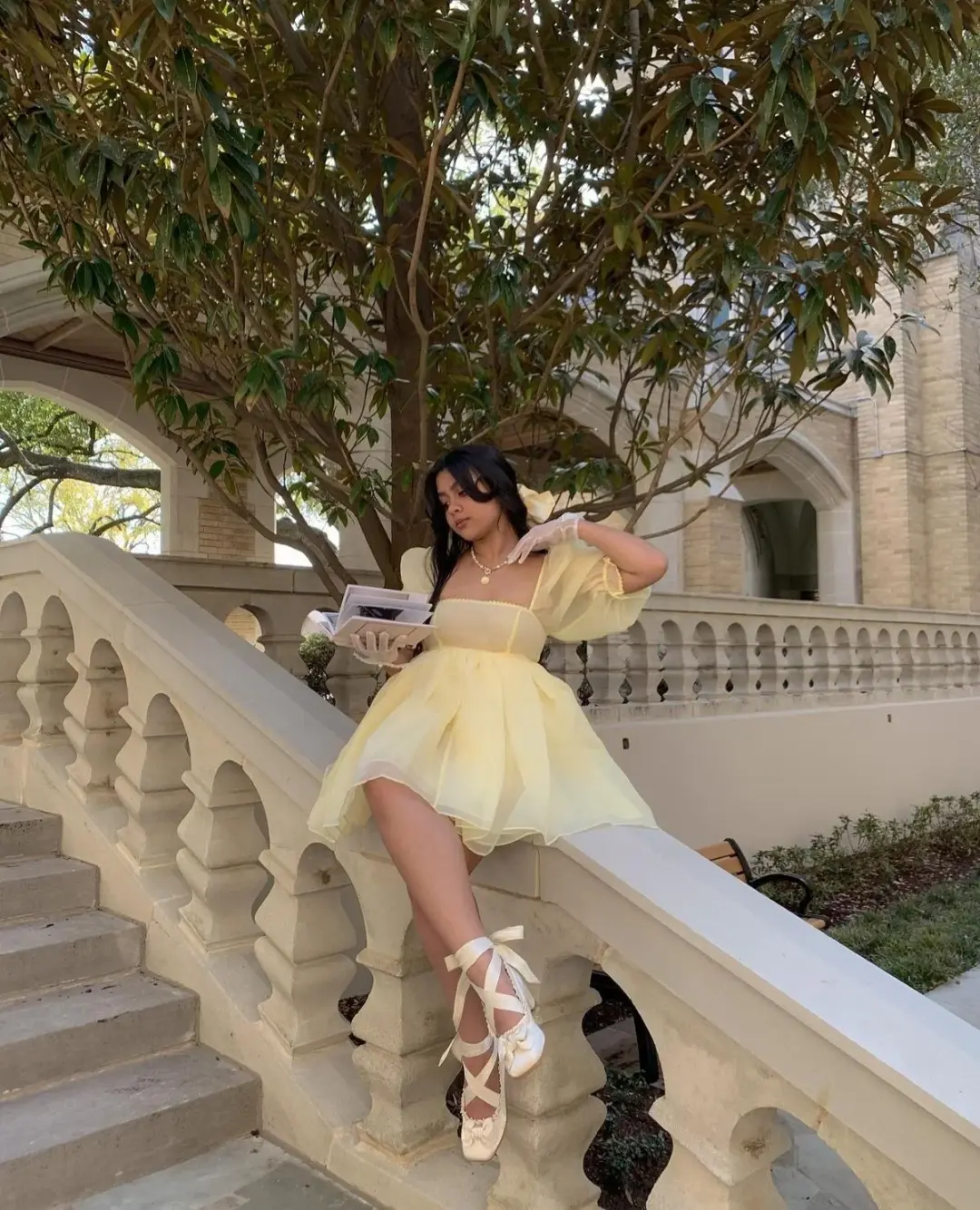 Puffy Tulle Women's Homecoming Dress Yellow Corset Short Prom Gown Party Dress RS3015