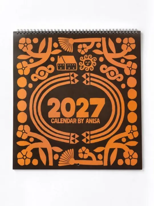 Anisa's 2027 Art Calendar