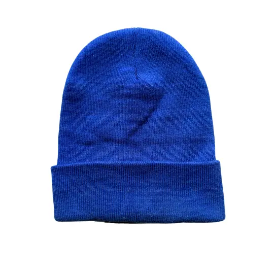 The Adult Chainstitch Beanie - Royal Blue