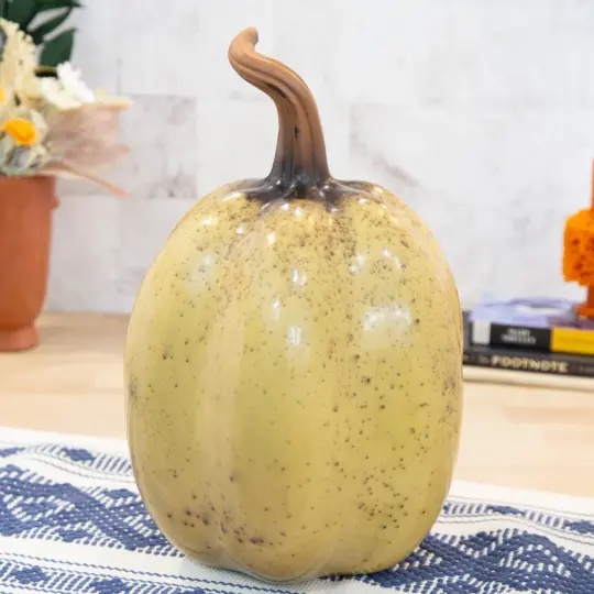 Zinapécuaro Tall Clay Pumpkin