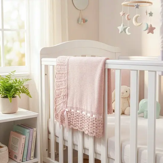 100% Baby Alpaca Receiving Blanket