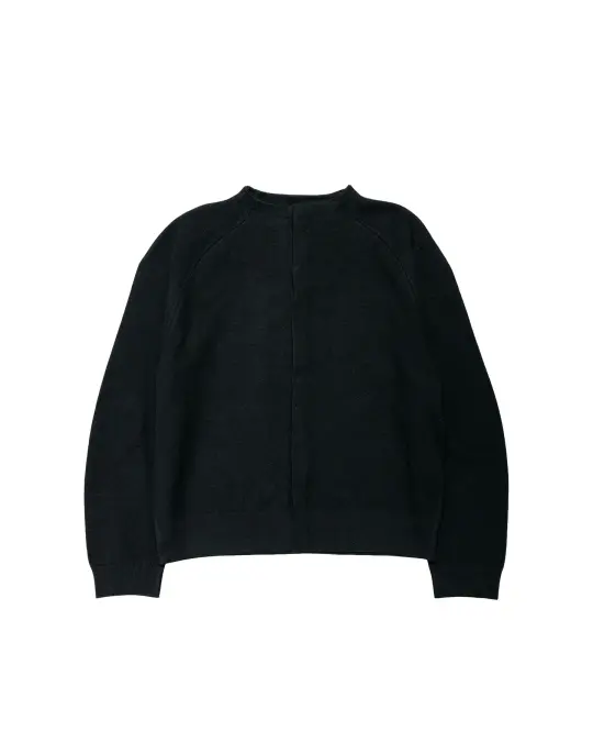 Amomento Rounded Sleeve Cardigan Black
