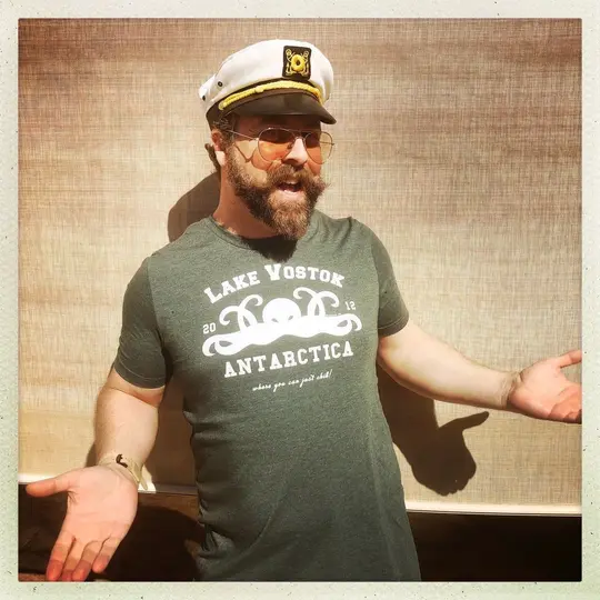 Lake Vostok Tourist T-Shirt - "where you can just chill!"