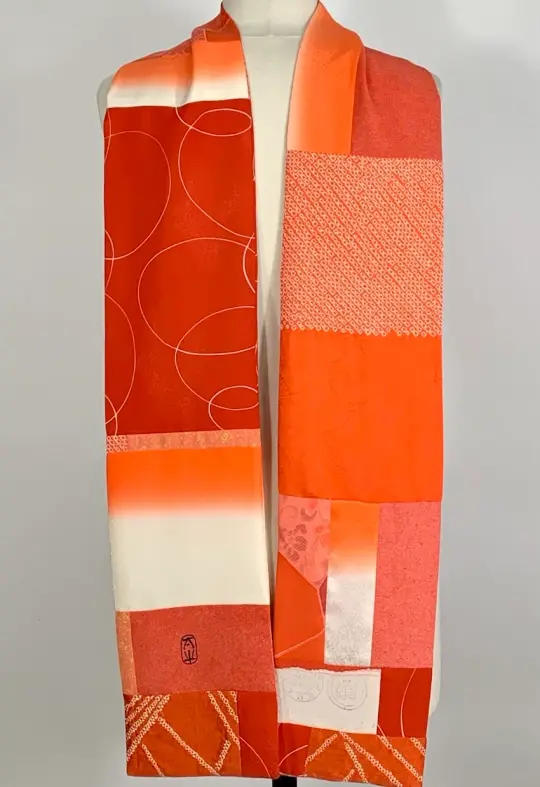Orange Sweep Scarf