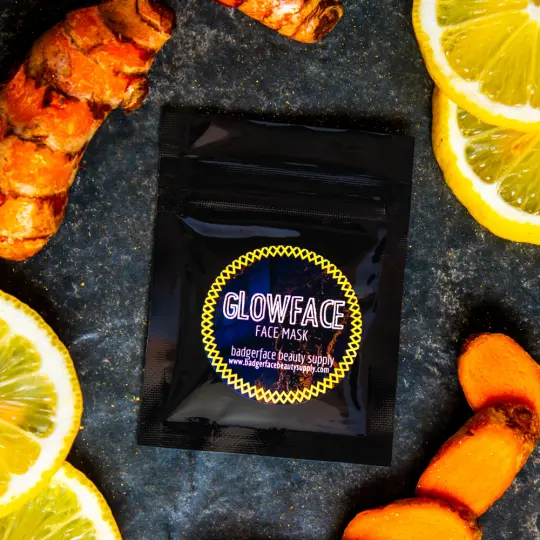 Glowface Face Mask Packets.