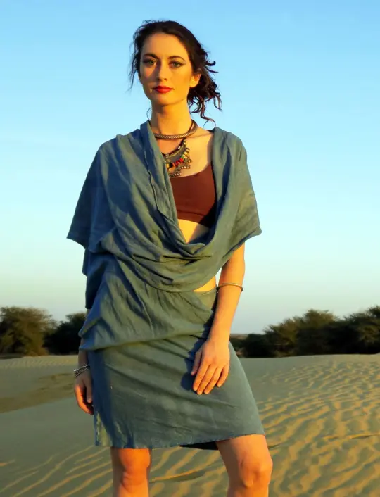 Sari Simplicity Short Skirt