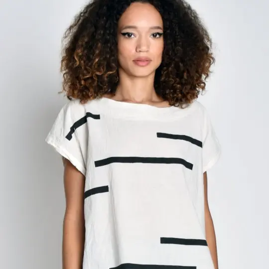 Tunic in Cream Broken