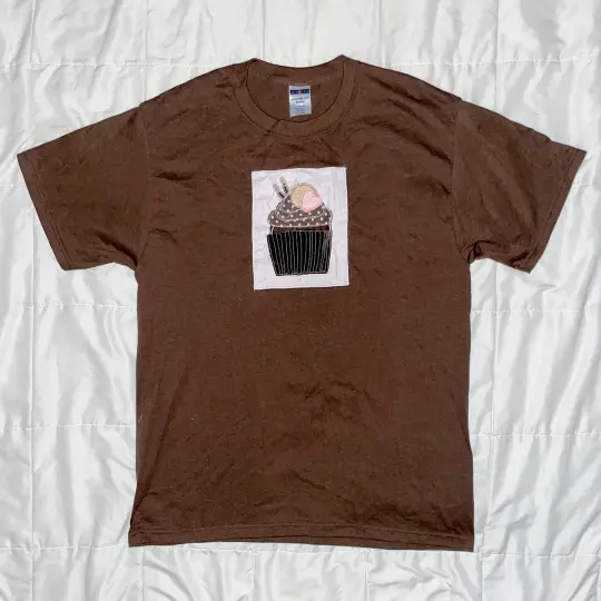 chocolate cupcake tshirt