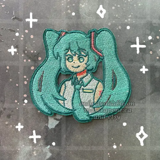 Miku Iron-On Patch