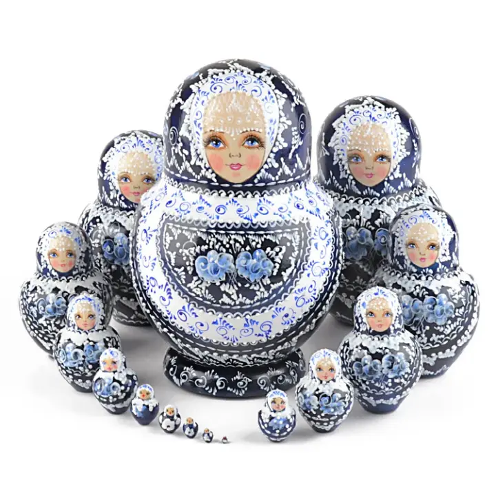Fancy Blue And White