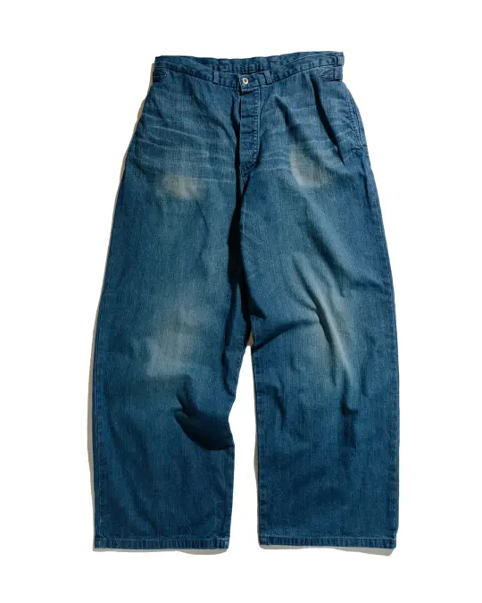 marka Denim Work Pants Organic Cotton 8.5oz Denim Used Washed