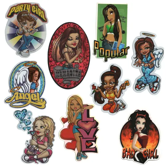 00's babes stickers