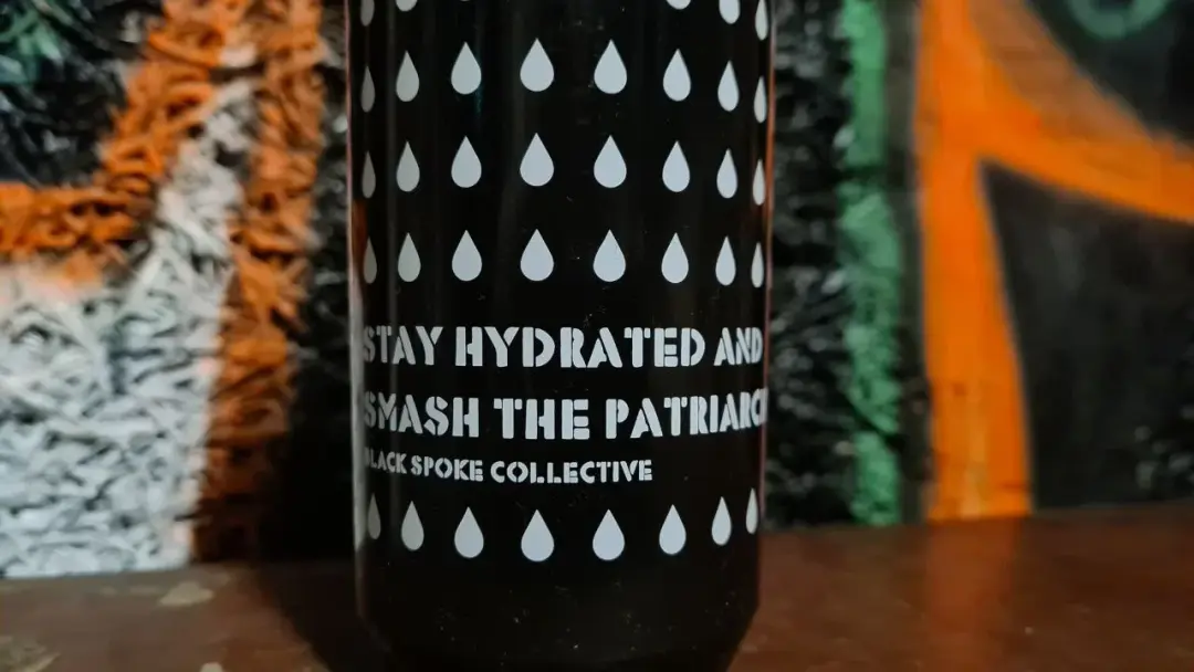 Smash the patriarchy water bottle