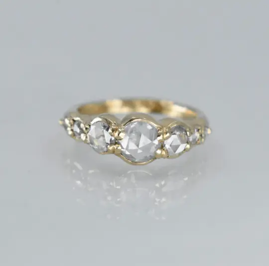 Arcadia - 7-Stone Rosecut Diamond Ring