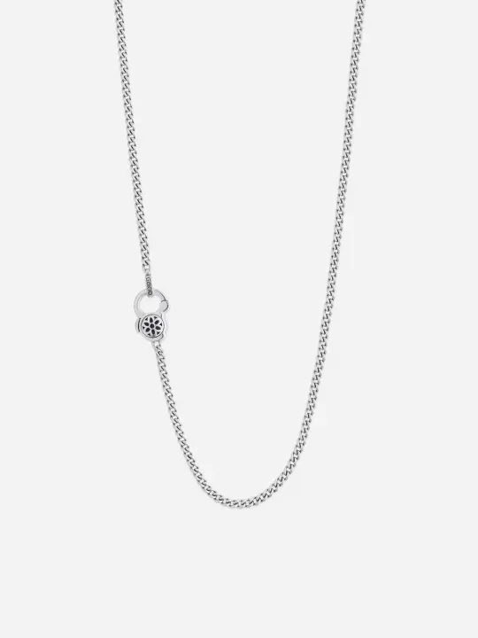 4A Curb Chain Necklace ~ Sterling Silver