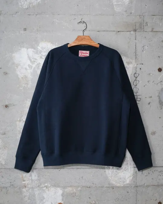 Crewneck - Double Heavyweight French Terry - Navy