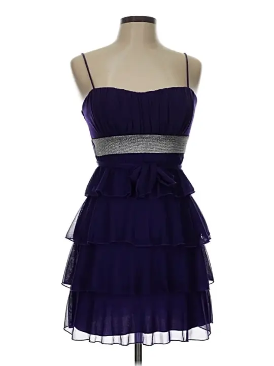 Elegant Navy Ruffled Homecoming Dress ,A-Line Spaghetti Straps Corset Short Prom Dress RS843