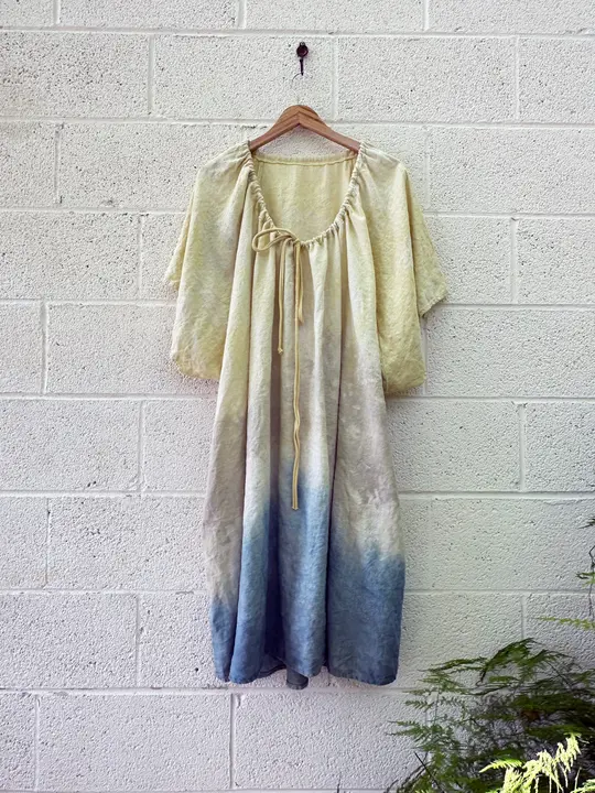Drawstring Collar Bumble Bee Ayurvastra Kaftan (31)