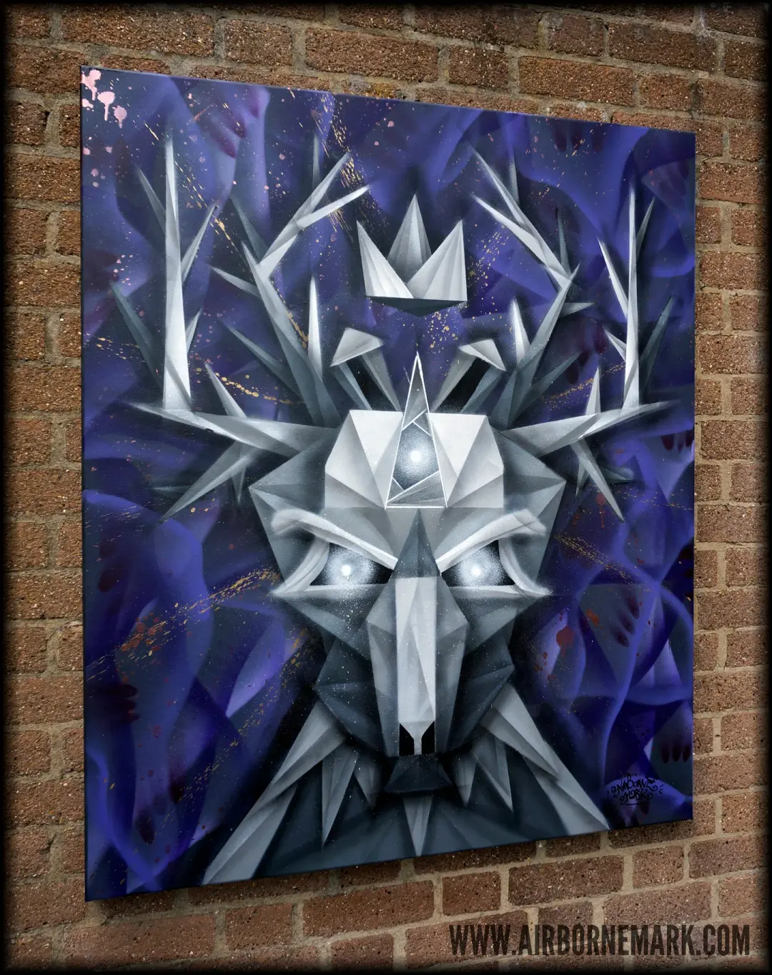Origami White Hart