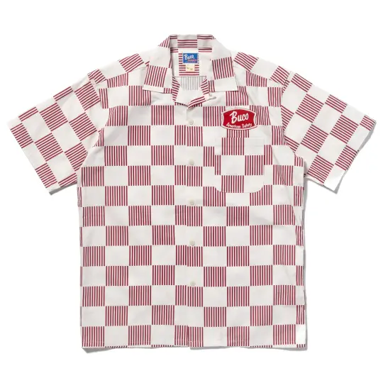 BUCO STRIPED-CHECKERED SHIRT S/S