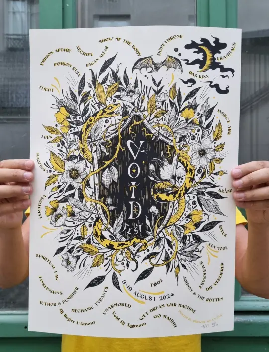 VOID FEST 2024 (gigposter)
