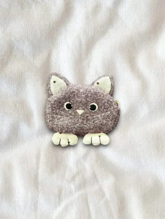 Cat Coin Pouch with Paws