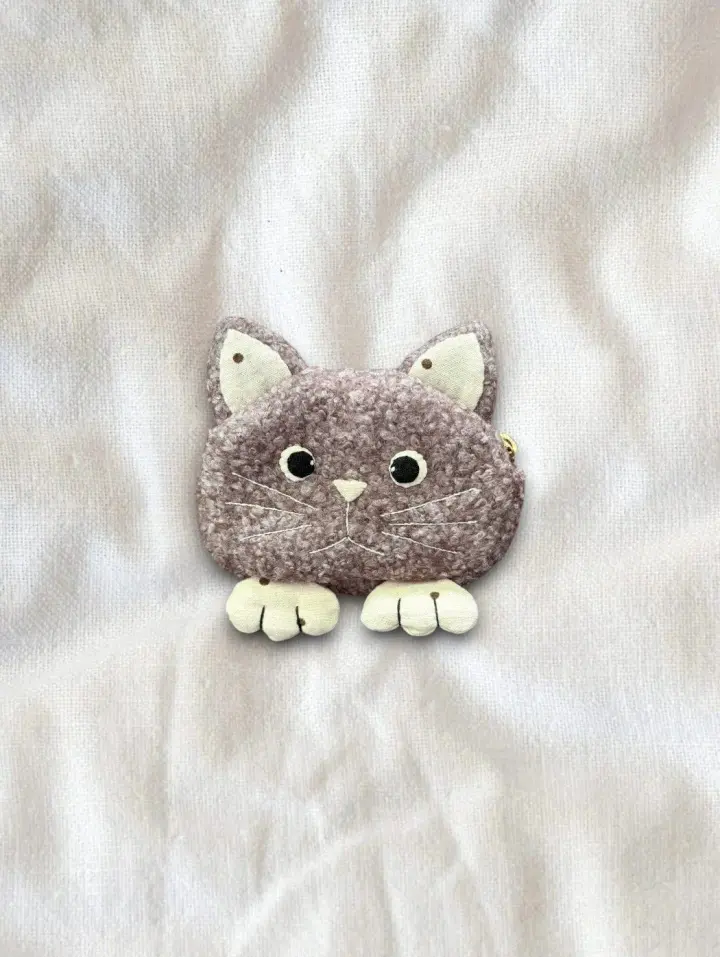 Cat Coin Pouch with Paws