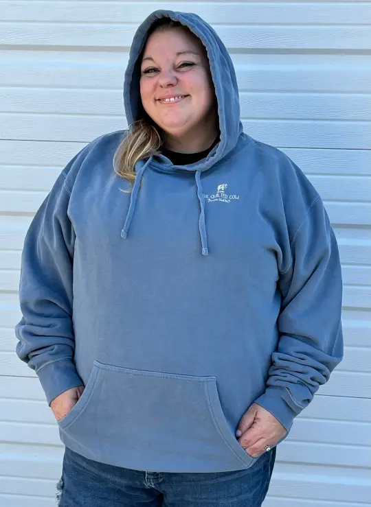 The Quilted Cow- Hoodie