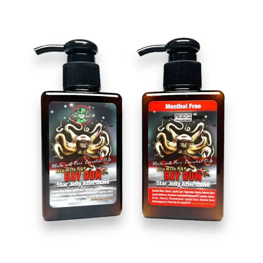Atomic Age Bay Rum Star Jelly Aftershave | A Whole New Species of Aftershave! | 100% Essential OIls