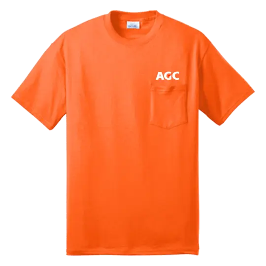 AGC PC55PT Tall Short Sleeve Pocket Tee