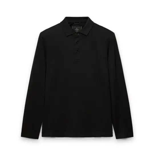 Cotton Interlock Standard Long Sleeve Polo