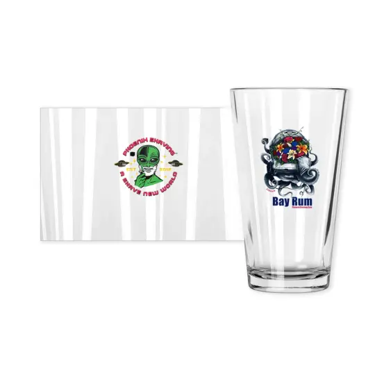 Clásico Bay Rum Pint Glass | Collectible | Made in the USA