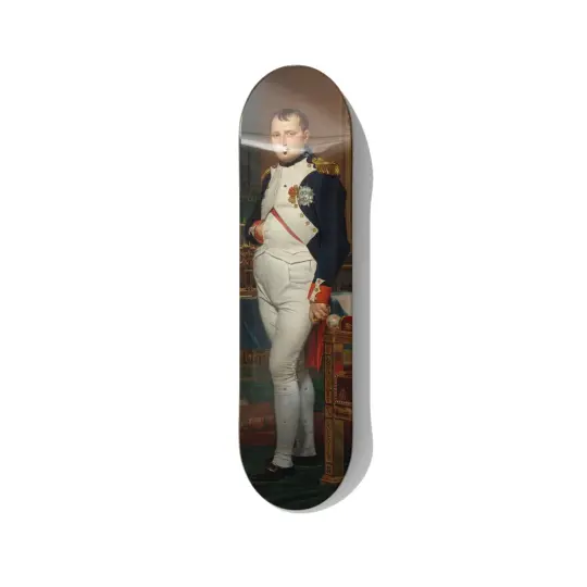 Ingres Napoleon on Imperial Throne Skateboard Art