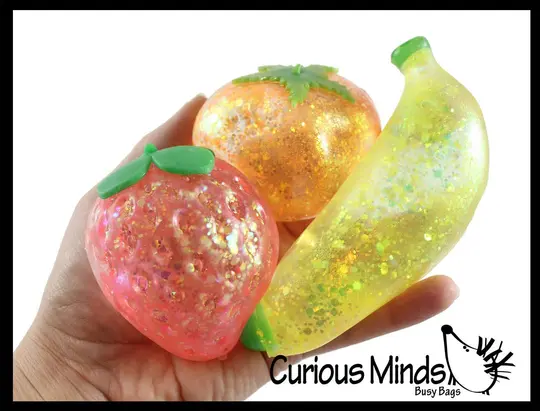 1 Fruit Sugar Ball - Strawberry, Orange, Banana Thick Glue/G