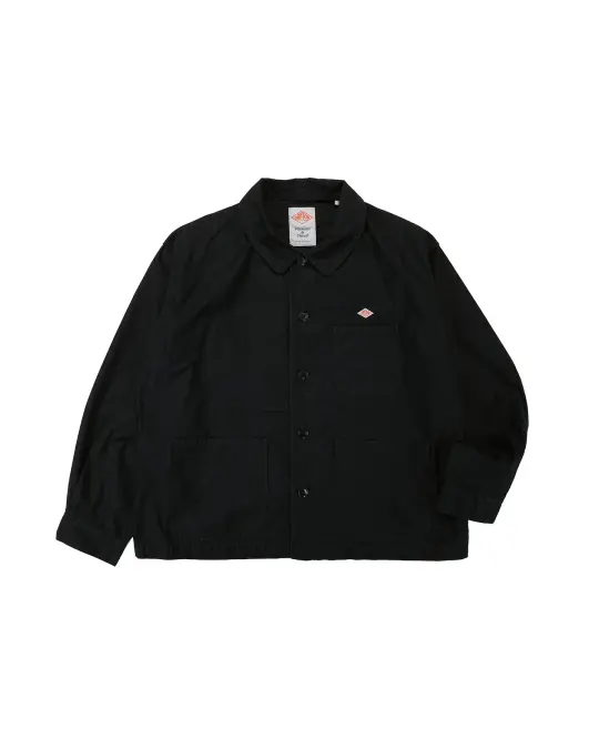 Danton Moleskin Wide Coveralls Black