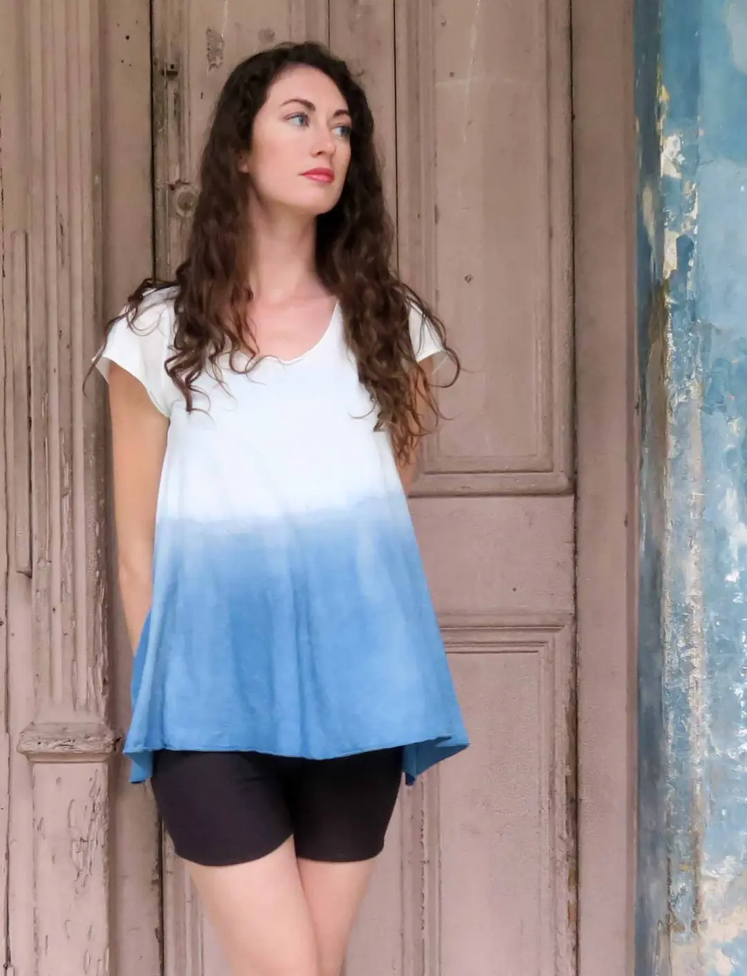 Slip Wanderer INDIGO Dip Dye Shirt