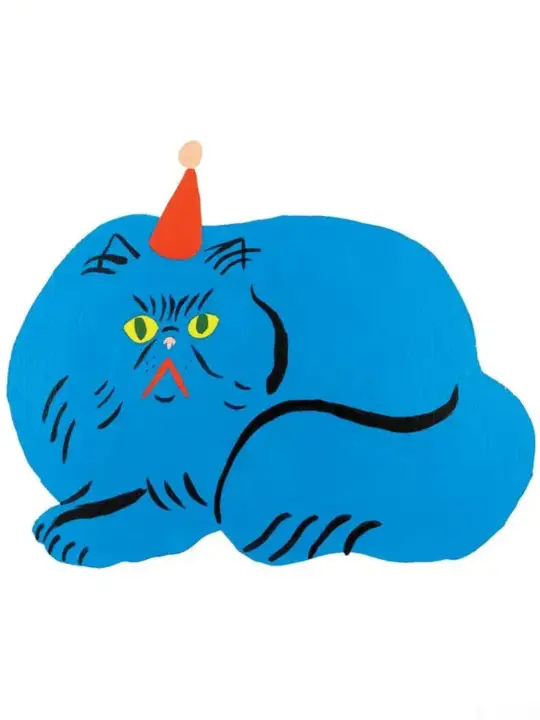 Party Cat Pet Store Print