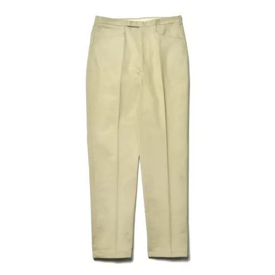 BELTED WAISTBAND TROUSER, PLAIN STITCH / PIQUE
