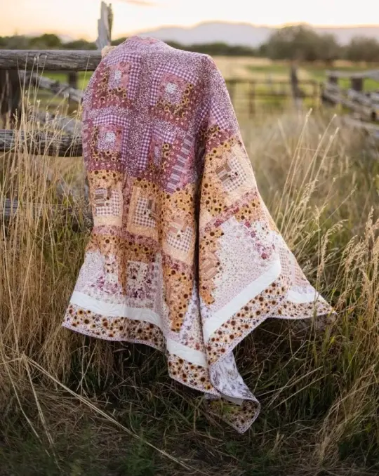 Sunflower In The Cabin Quilt Kit