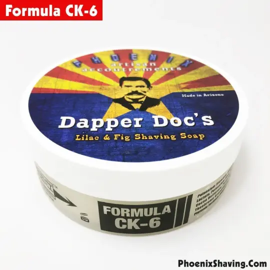 Dapper Doc's Lilac & Fig Artisan Shave Soap | Ultra Premium Formula CK-6