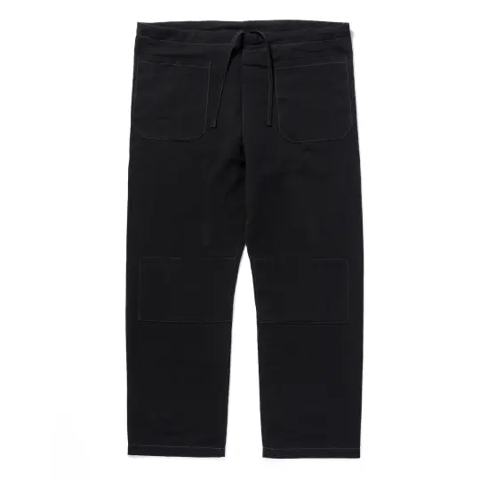 JUNK FORCE BLACK PAJAMA TROUSERS