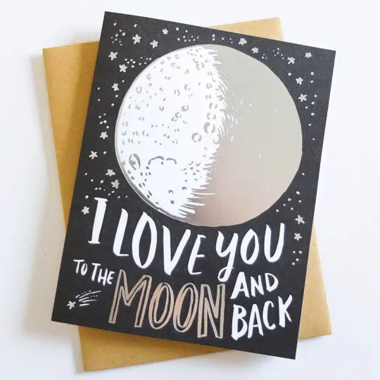 To The Moon Card