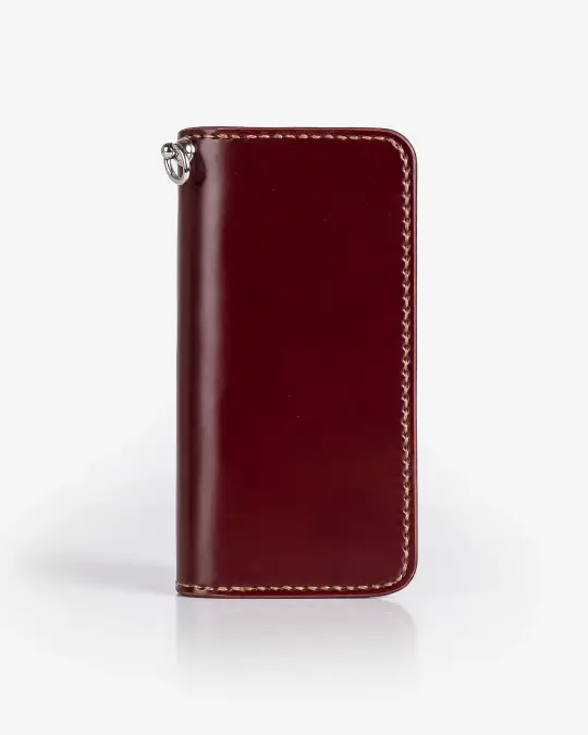 Long Shell Cordovan Wallet - Oxblood