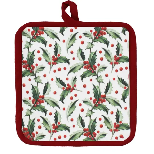 Yuletide Kitchen Potholder, Hol