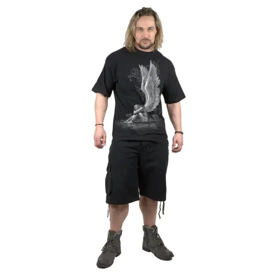 Enslaved Angel T-Shirt Black - Gothic Apparel